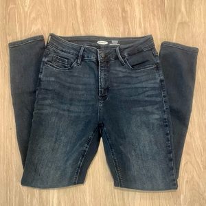 EUC dark wash high waist skinny jeans - 6